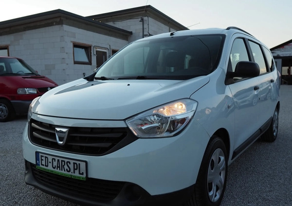 Dacia Lodgy cena 24900 przebieg: 140000, rok produkcji 2014 z Alwernia małe 277